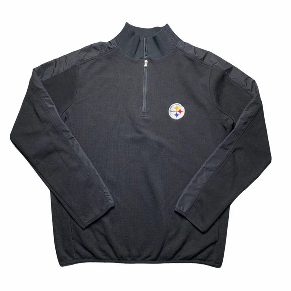 Antigua Other - Antigua Steelers Quarter Zip Pullover Jacket